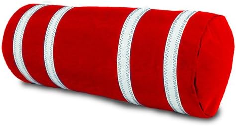 Sailorsbag Home Boat Bedding Decorative Sailcloth Bolster Pillow Cover Blue White