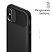 Caseology Vault for iPhone Xs Case (2018) / iPhone X Case (2017) - Rugged Matte Finish - Black