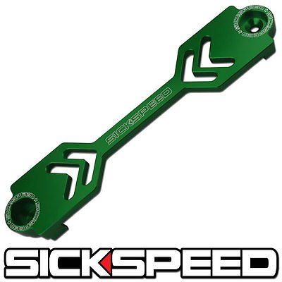 Green Anodized Billet Aluminum Battery Tie Down Bar For Subaru/Saab