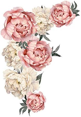Peony Rose Flowers Wall Sticker Art Nursery Decals Kids Room Home Decor Gift Peony Flowers Wall Sticker Vintage Pink Buy Online At Best Price In Uae Amazon Ae