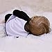 OtardDolls Lifelike Reborn Dolls,Realistic Sleeping Baby boy with Panda Clothes Soft Vinyl Newborn Doll Children Gifts