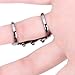 Punk Gray Full Finger Armor Ring W/rhinestone