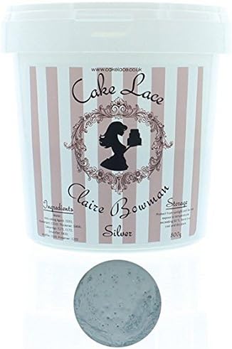 Claire Bowman Silver Cake Lace - 500g