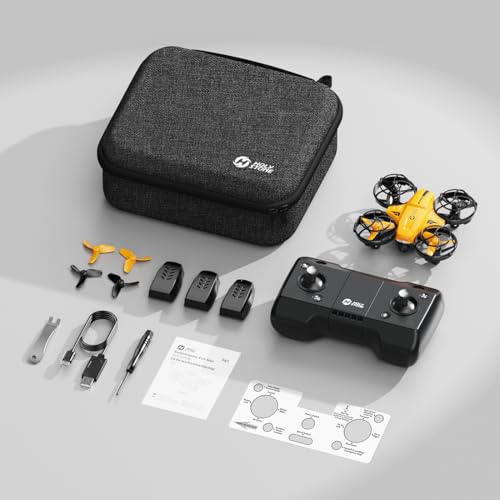 Holy Stone HS420 Mini Drone with 1080P HD FPV Camera for Kids Adults Beginners, Pocket RC Quadcopter with 3 Batteries 1Carrying Case,Toss to Launch,Gesture Selfie, Altitude Hold, Circle Fly