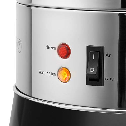 MONZANA Glühweinkocher 20L mit Zapfhahn Thermostat 30-110°C HeiÃgetränkespender Edelstahl 90 Tassen Einkochautomat Punschkocher HeiÃgetränkeautomat – Bild 7