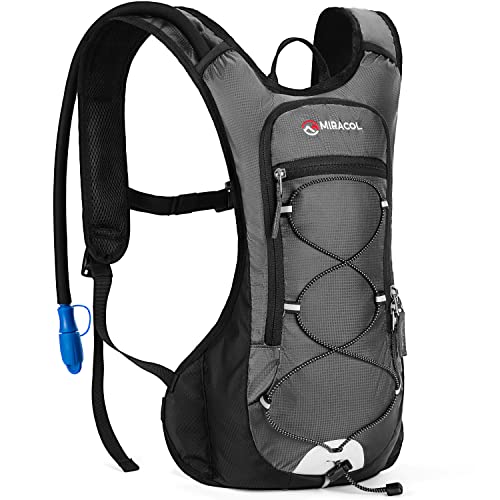 MIRACOL Hydration Backpack, Small Water Backpack with 2L BPAFree