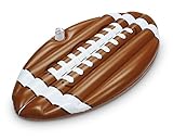 KOVOT Inflatable Jumbo Football Pool Float Raft With Can/Bottle Holder - Close To 7 Feet Long