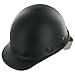 Honeywell Fibre-Metal by P2HNQRW11A000 Super Eight Fiber Glass Ratchet Cap Style Hard Hat with Quick-Lok, Black