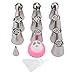 Russian Piping Tips Ball, Samhe Icing Tips Nozzles 22-piece Cake Decorating Tips Set Cookies Cupcake Decorating Kits with 7 Russian Tips and 3 Ball 10 Disposable Pastry Bags 1 Tri-Color Coupler