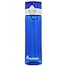 CLEARANCE-21 OZ Newest Design Sports Water Bottle Plastic Exceptional Durability Tritan Leak Proof Flip Top Double Locking Lid Handle for School Running Gym Yoga with Cleaning Brush - Blue