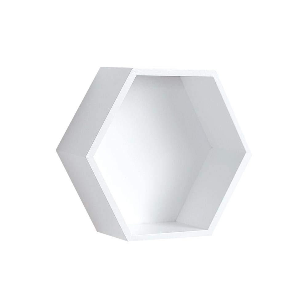 Kbsin212 hexagonal wood shelves Floating Shelf, Creative Geometric