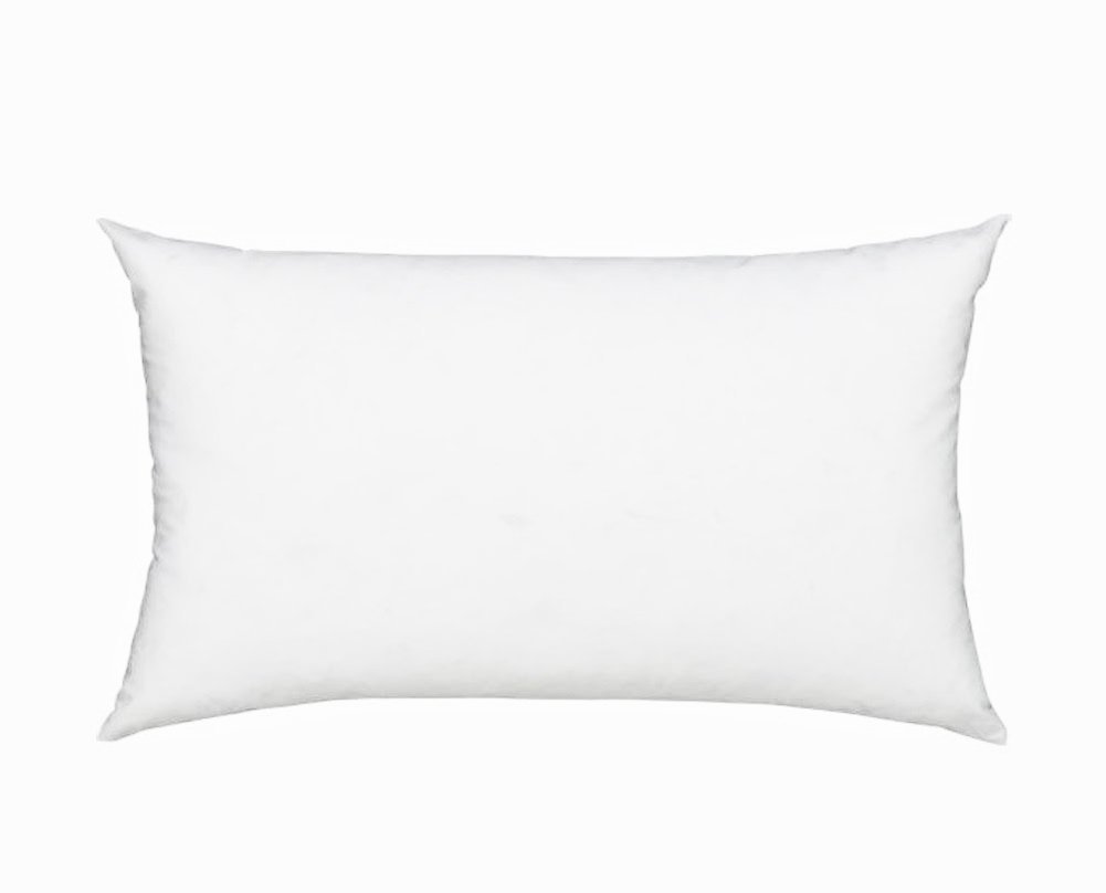 Photo 1 of Fennco Styles Premium Polyester Fiber White Pillow Insert - Made in USA | Square, Round, and Rectangular (11”x15” Rectangle)