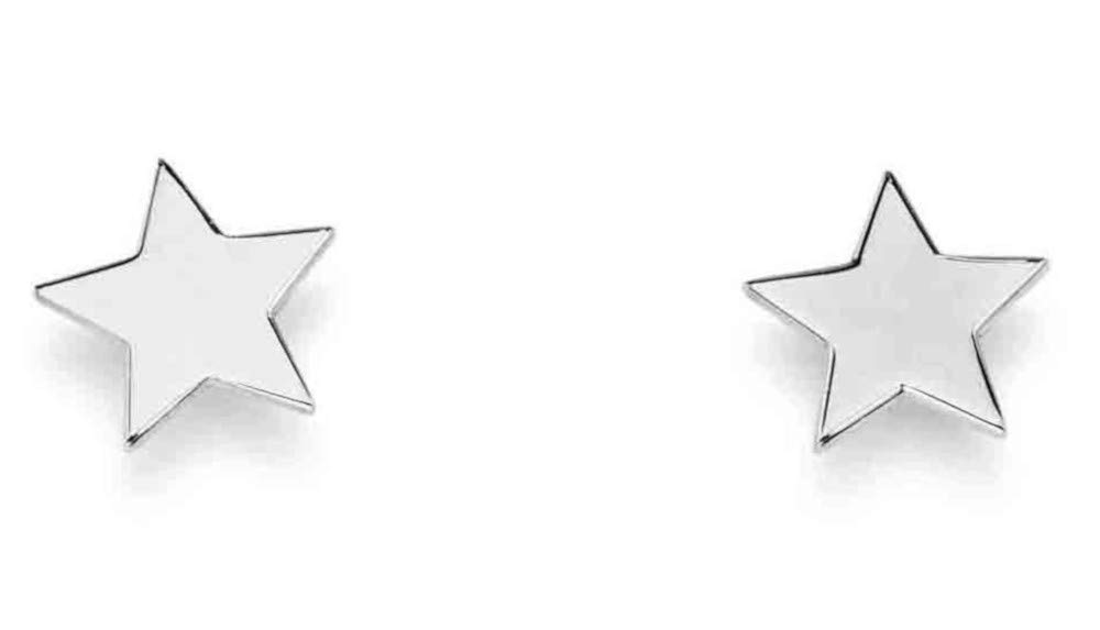 AMEN GIOIELLI, SILVER 925 Star Earrings Romance Collection
