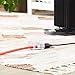Amazon Basics 10-Foot 3-Prong Heavy-Duty Indoor/Outdoor SJTW Lighted Extension Cord - 15 Amps, 1875 Watts, 125V - Orange