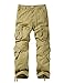 Match Men's Wild Cargo Pants #3357(Khaki,34)