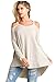 Umgee Women's Cold Shoulder Long Sleeve Ribbed Tunic