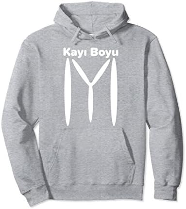 Unisex Kayi Boyu Turkish Ottoman Osmanli Tribe Flag IYI Hoodie XL: Heather Grey