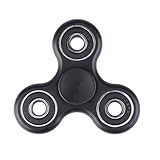 Fidget Spinner Toy Tri-Spinner Fidget Toy Stress Reducer Focus Toy for Killing Time Spins Last for a long time (black)