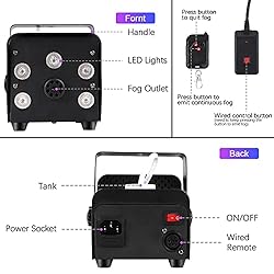 Fog Machine, HOLDLAMP 550W Smoke Machine Stage