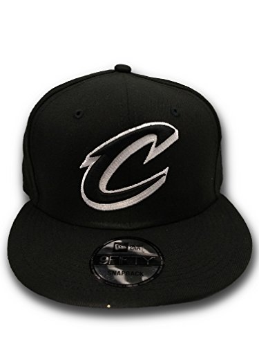 New Era NBA Cleveland Cavaliers Black and White Snapback Cap