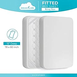 DREAMCARE King Fitted Sheet Only - Extra Deep
