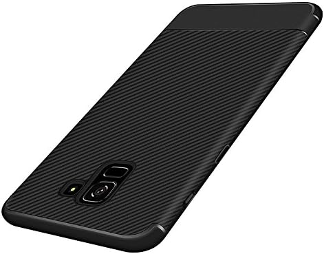 Galaxy A8 Plus 2018 Case,Ultra Slim Carbon Fiber Pattern Soft TPU Cell Phone Cover Shockproof Dustproof Shock Absorbing and Anti-Scratch Anti-Slip Phone Case for Samsung Galaxy A8 Plus 2018 (black)