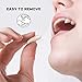 COTEY Halloween Vampire Teeth with Adhesive - Retractable Vampire Fangs for Kids and Adults, Halloween Costume Novelty & Monster Teeth, Easy to Apply and Remove