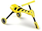 Scuttlebug Ride On - Walking Tricycle with a Foldable Design - Yellow