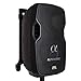 Alphasonik 10″ Portable Rechargeable Battery Powered 1000W Pro DJ Amplified Loud Speaker with 2 Wireless Microphones Echo Bluetooth USB SD Card Aux MP3 FM Radio PA System LED Ring Karaoke Tripod Standthumb 1