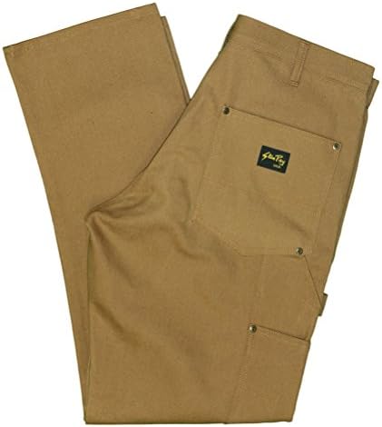 Stan Ray Men's Double Front Riveted Duck Utility Work Pants - Made in the USA