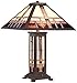 Robert Louis Tiffany Alfred Mission Tiffany Style Table Lamp with Nightlight 26