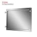 CO-Z Outdoor Kitchen Doors, 304 Brushed Stainless Steel Single Access Doors for Outdoor Kitchen, Commercial BBQ Island, Grilling Station, Outside Cabinet, Barbeque Grill, Built-in (20