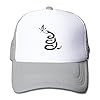 SAXON13-For-Men-Women-Baseball-caps-Meshback-Metal-Lica-Snake-And-Skull-Hat-Caps-Ash