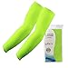 Elixir Arm Cooler Cooling Sleeves UV Protective Compression Arm Sleeves, 1 Pair, Neon Green