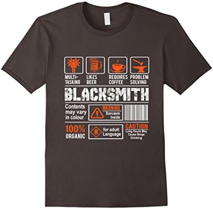 Mens BLACKSMITH Tshirt 2XL Asphalt