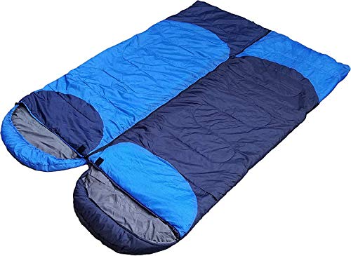 Outdoorsman Lab Sleeping Bag | Lightweight Backpacking & Camping Sleeping Bag for Adults & Kids | 3 Season, Durable Ripstop Nylon, Tear & Water-Resistant Shell | Includes Compression Sack (Sky Blue) - Thumbnail 5