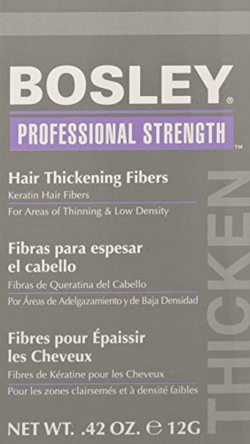Bosley Professional Strength Hair Thickening Fibers, Light Brown, 0.42 oz.