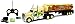 Velocity Toys Camel Jungle Express 12 Wheel Semi Trailer Battery Operated Remote Control RC Truck Rechargeable 1:36 Scale Ready To Run RTR (Styles May Vary)