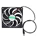 Newsmarts 10W Solar Panel Powered Fan Mini Ventilator for Dog Chicken House Greenhouse RV Roof