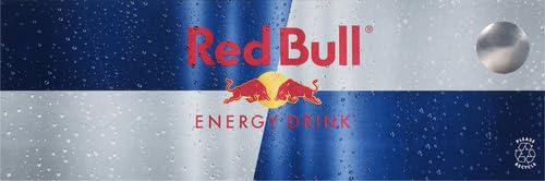 RED BULL ENERGY DRINK WITH 80MG CAFFEINE PLUS TAURINE & B VITAMINS, 8.4 FL OZ, PACK OF 12 CANS