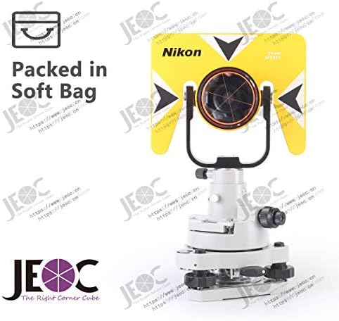 JEOC Single Prism & Tribrach Set, Reflector System for Nikon Total Station Surveying