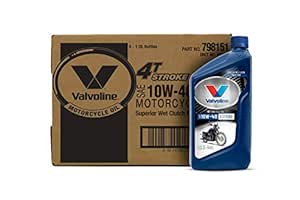 Valvoline 10W-40 4 Stroke Motorcycle Oil - 1qt (Case of 6 ...