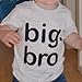 Big bro Shirt boy Big Brother Announcement Shirt for Baby Boys Toddler Promoted to (Charcoal Black, 2 Years)