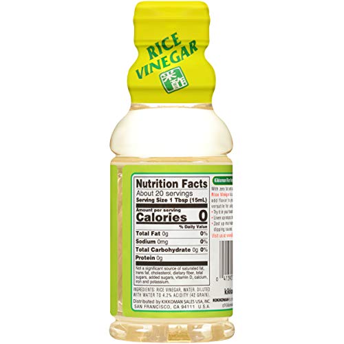 KIKKOMAN RICE VINEGAR, 10 FLUID OUNCE