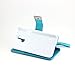 IZENGATE Wallet Case Designed for Samsung Galaxy S5 - PU Leather Flip Cover Folio with Stand (Turquoise Blue)