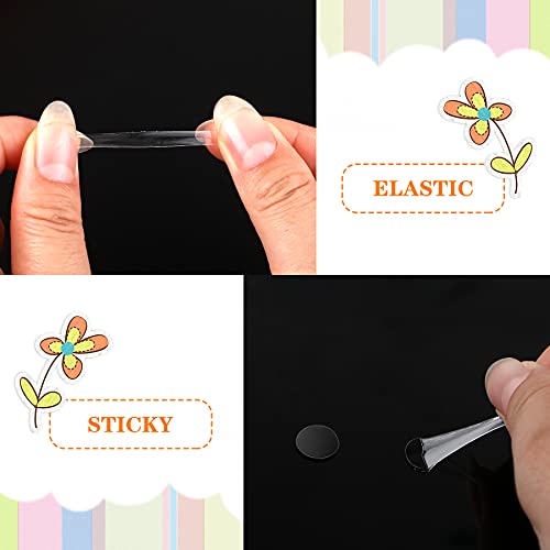 1500 Pieces Double Sided Adhesive Dots Clear Sticky Tack Tape Removable