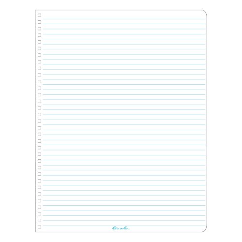 Rite in the Rain Weatherproof Side-Spiral Notebook, 8 1/2" x 11", Yellow Cover, Journal Page Pattern (No. 393-MX)