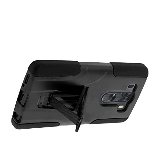 MINITURTLE Case Compatible w/LG V10 Case, LG G4 Pro Cover [Strike Impact] Dual Layer Hard Rugged Shell Soft Silicone w/Stand Basketball - Thumbnail 2