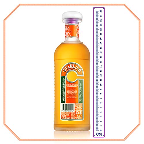 Starlino Orange Aperitivo 17% Vol Alkohol - fruchtiger italienischer Wein Aperitif aus sizilianischen Blutorangen - lecker mit Tonic für den perfekten Spritz Drink oder Cocktail (1 x 0,75l Flasche) – Bild 4
