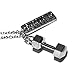 The Original Strong Is Beautiful Necklace By Santa Monica Charm Co. With Dumbbell Pendant